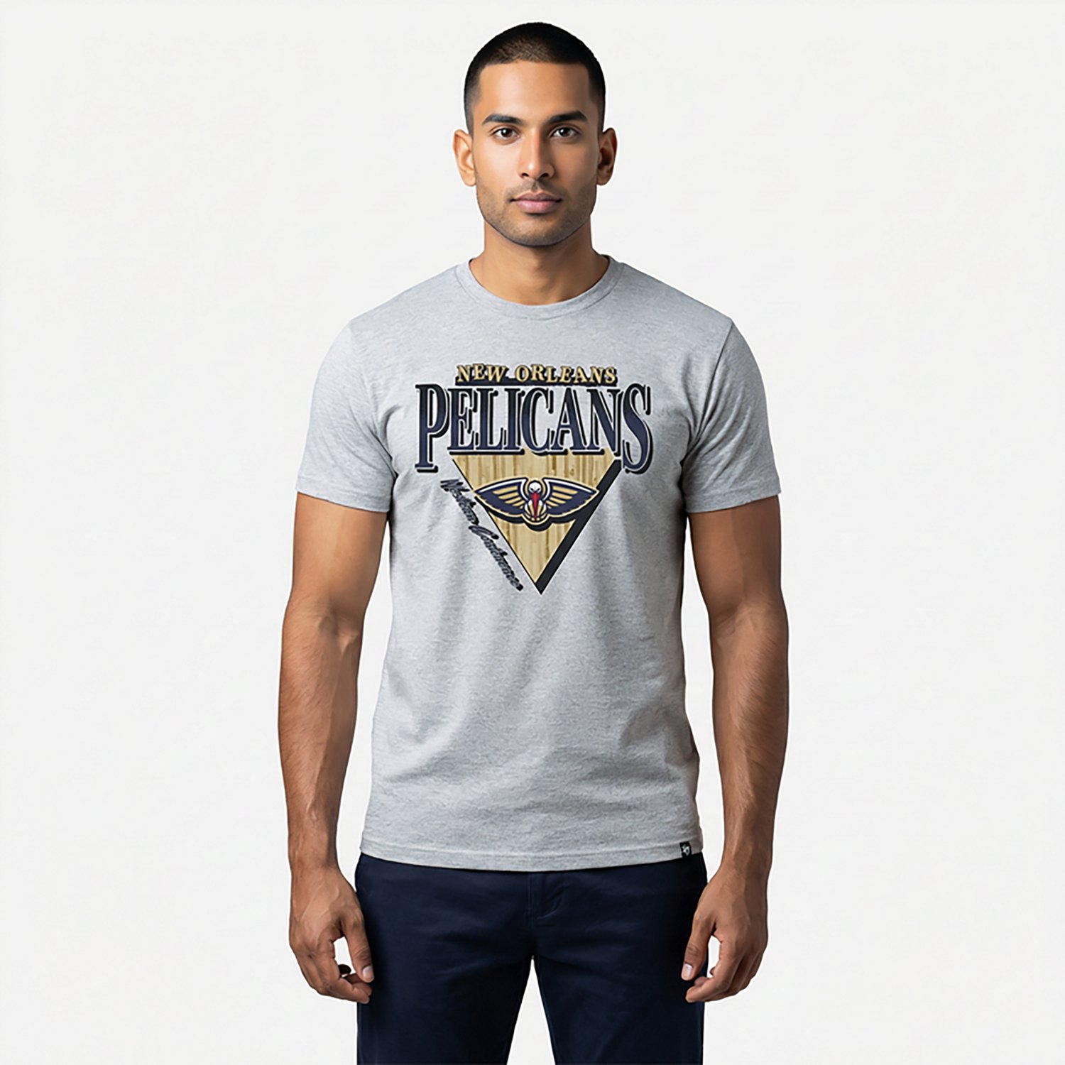 ‘47 New Orleans Pelicans Men’s Court Speed Franklin T-shirt - view number 2