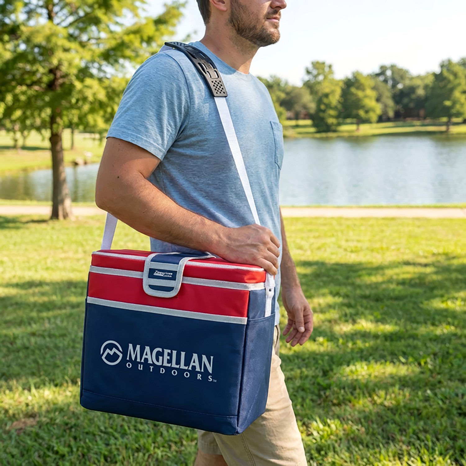 Magellan Outdoors Durable 24 Can Americana Hardbody Cooler - view number 4