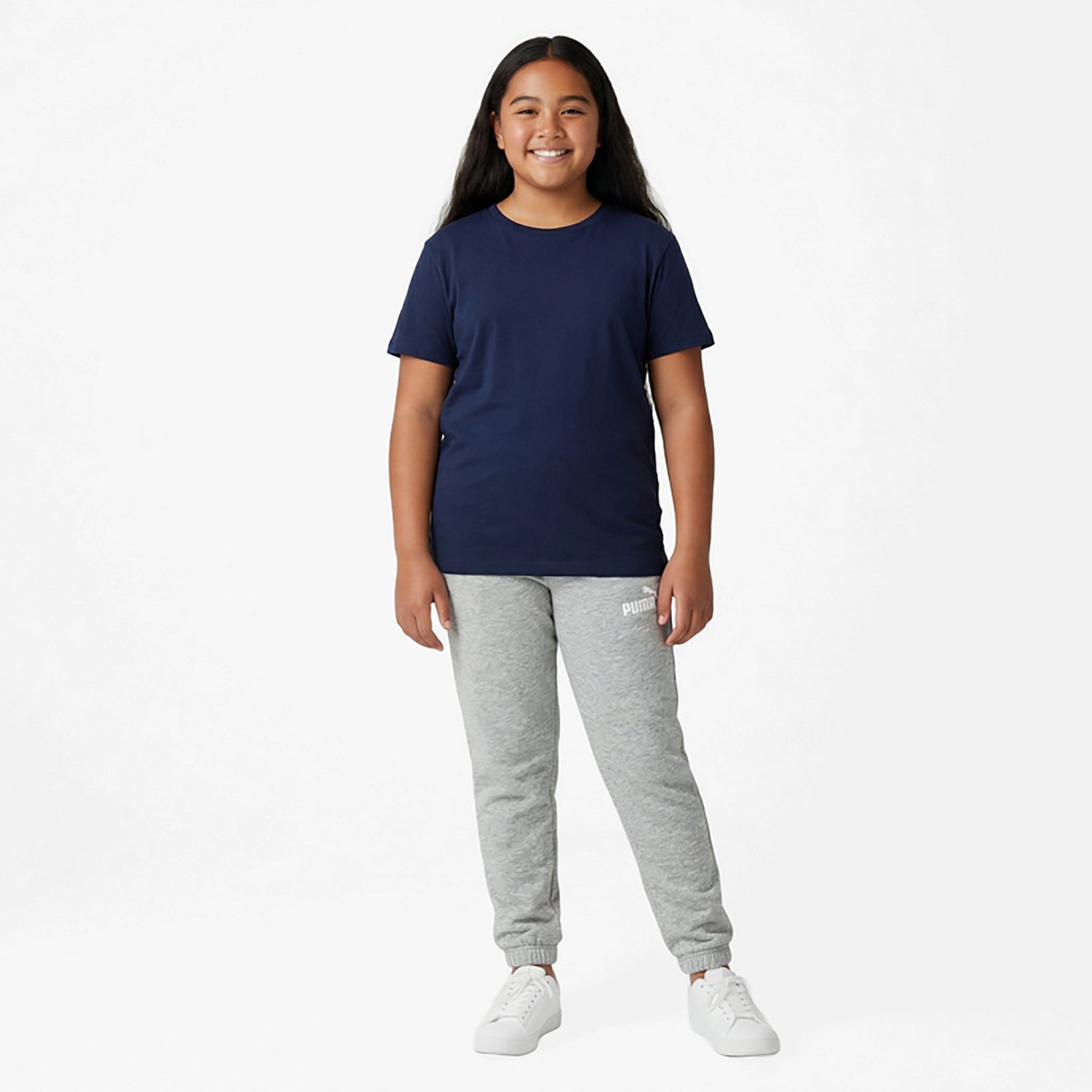 PUMA Girls’ 4-6X Foundations Poly Fleece Joggers