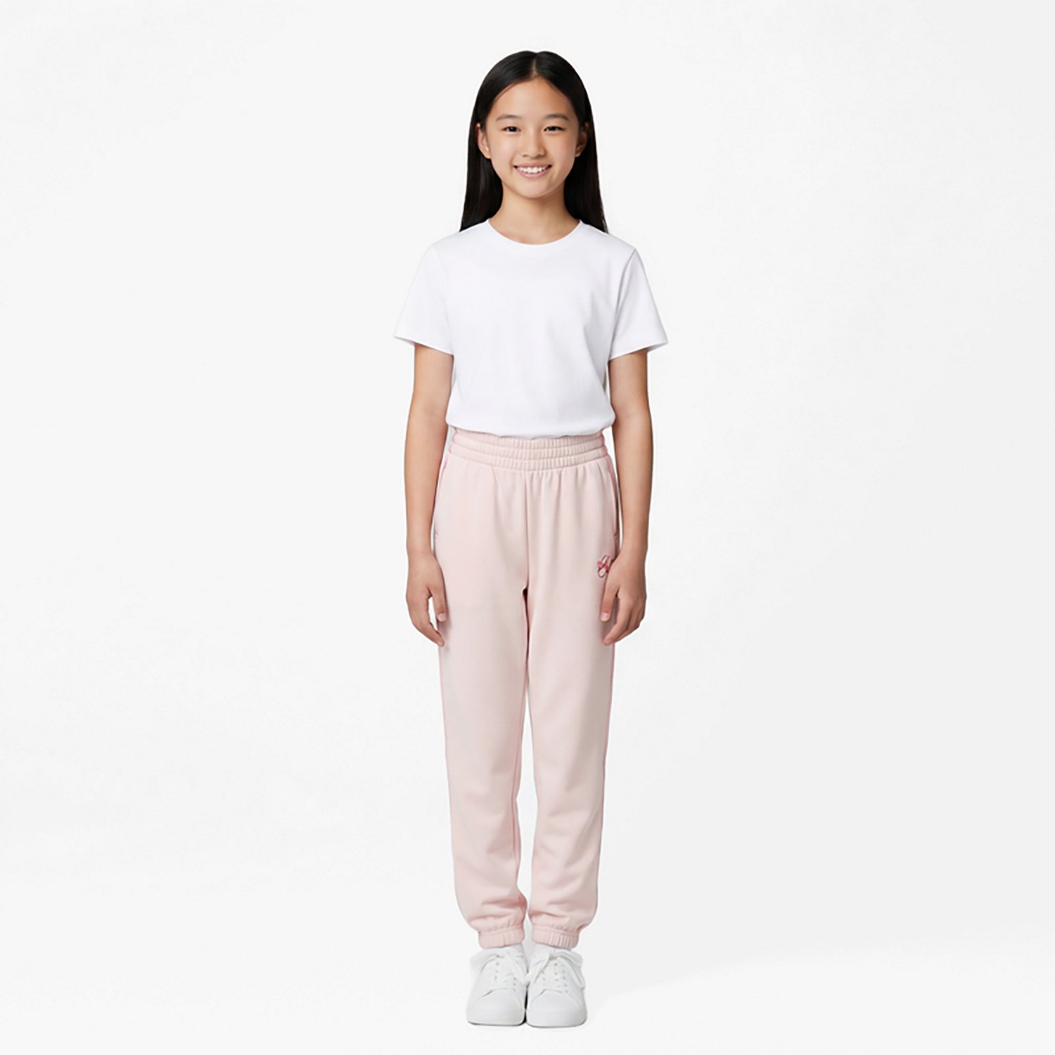 PUMA Girls’ 4-6X Bow Society Pack Cotton Fleece Joggers