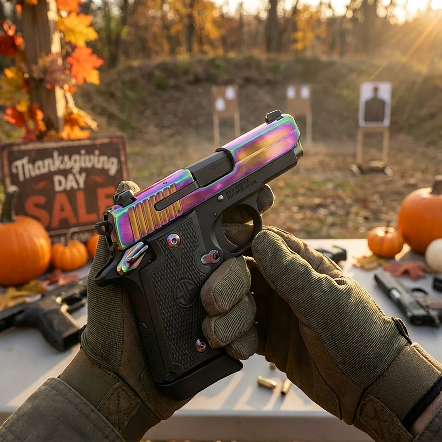 SIG SAUER P938 Rainbow 9mm Semiautomatic Pistol - view number 3