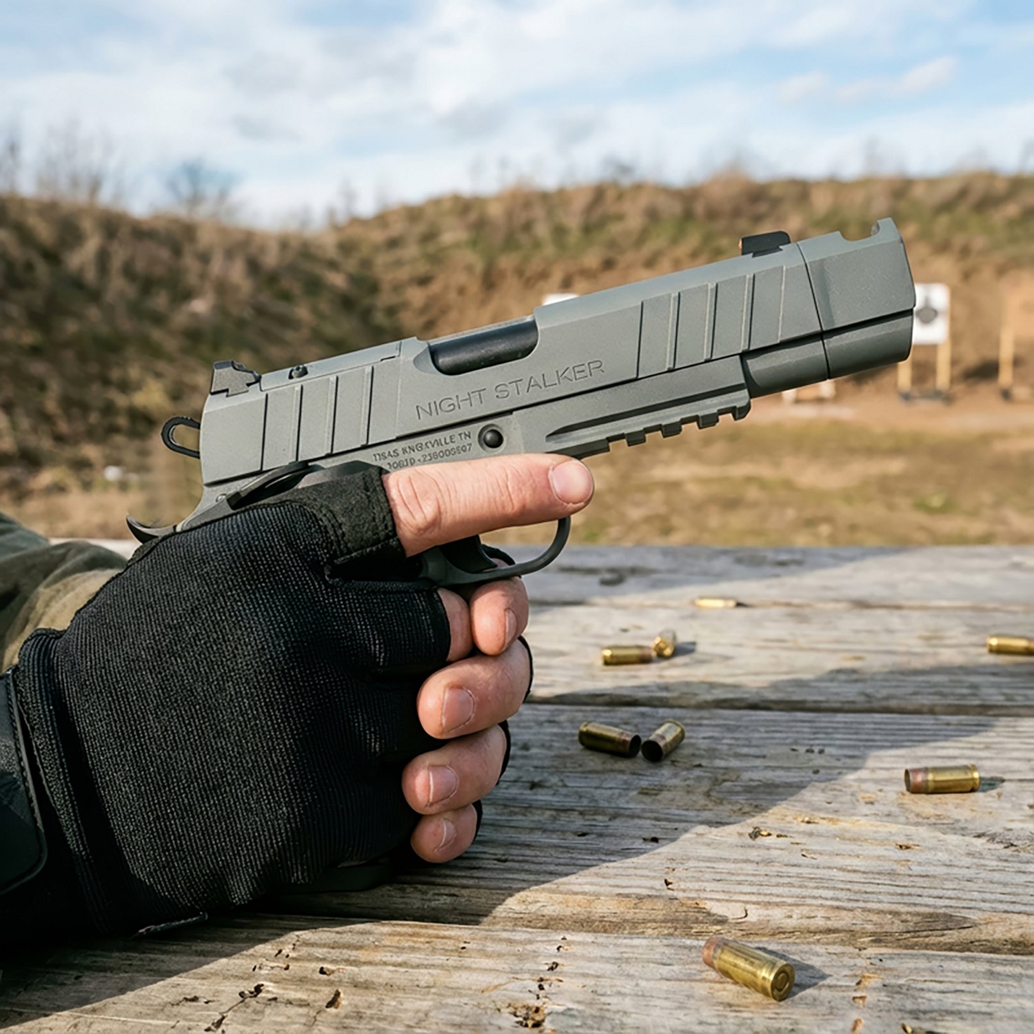 Tisas 1911 Night Stalker Comp 9mm Semi-automatic Pistol - view number 4