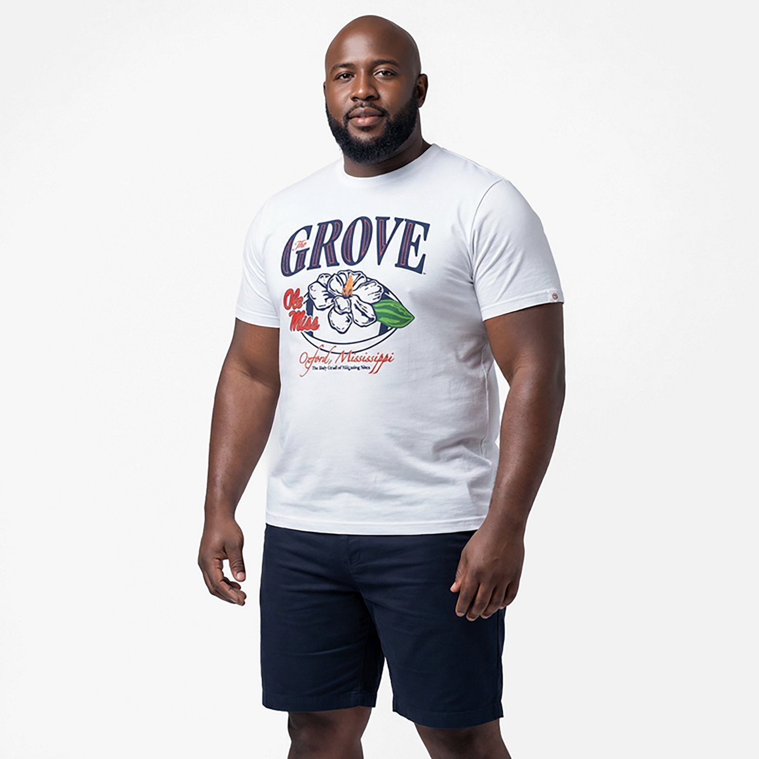 Homefield Men's Ole Miss Rebels The Grove Retro Short Sleeve T-shirt - view number 2