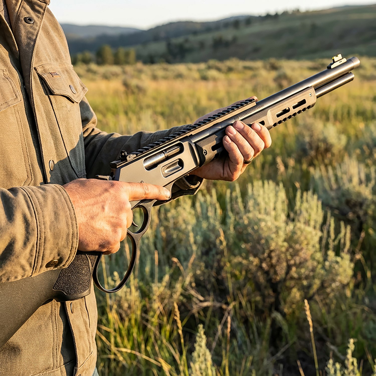 Smith & Wesson Model 1854 Stealth Hunter .45-70 Govt Lever Action Rifle - view number 5