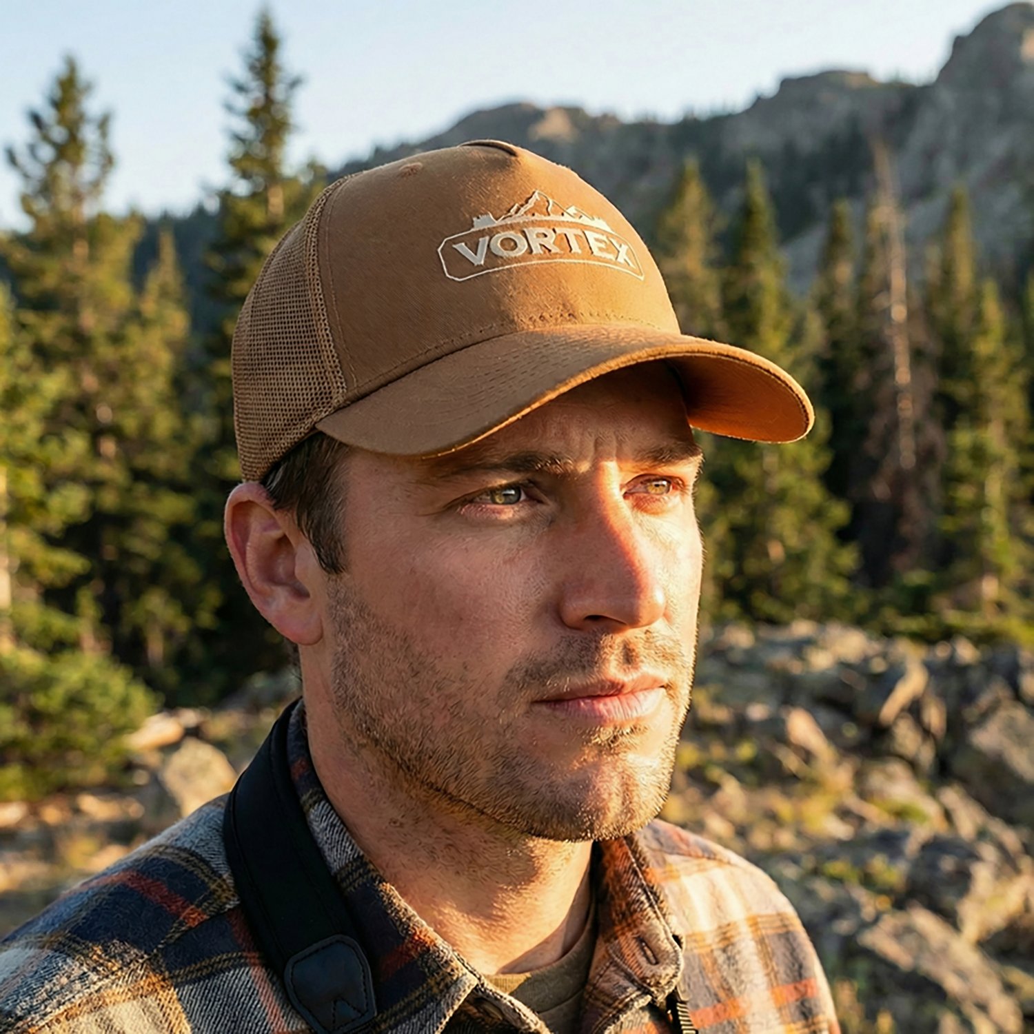 Vortex Men's Peakline Silicone Logo Cap - view number 5