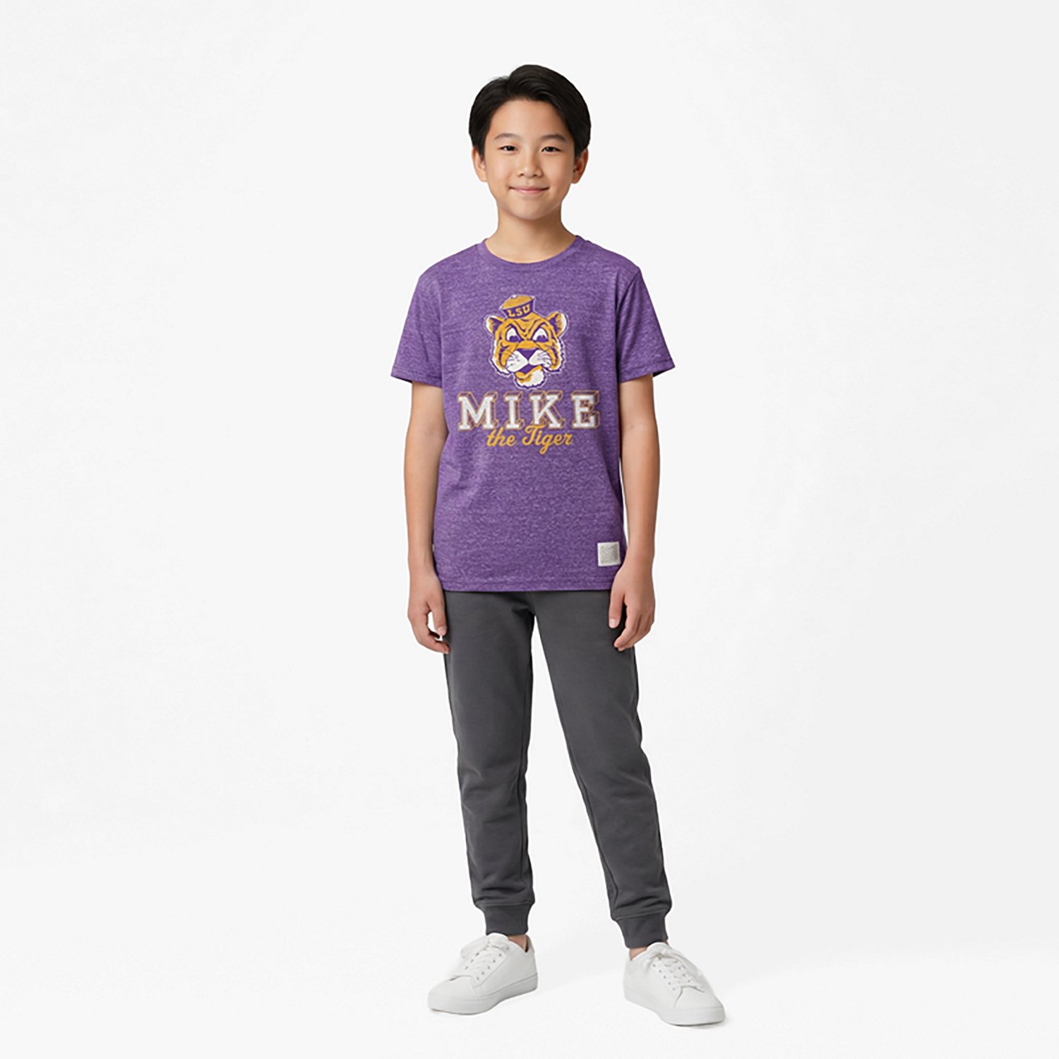 Retro Brand Boys’ Louisiana State University Textured Triblend T-shirt