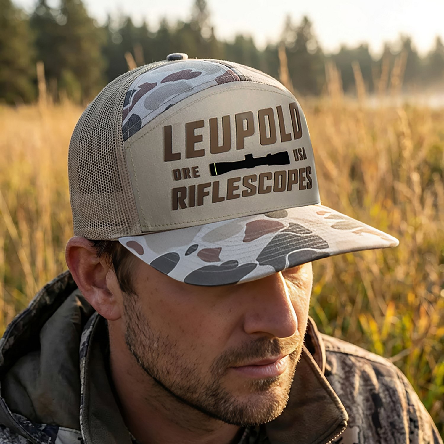 Leupold Men's Riflescopes 7 Panel Trucker Cap - view number 2