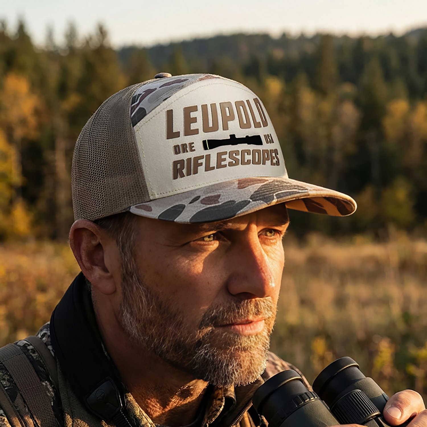 Leupold Men's Riflescopes 7 Panel Trucker Cap - view number 3