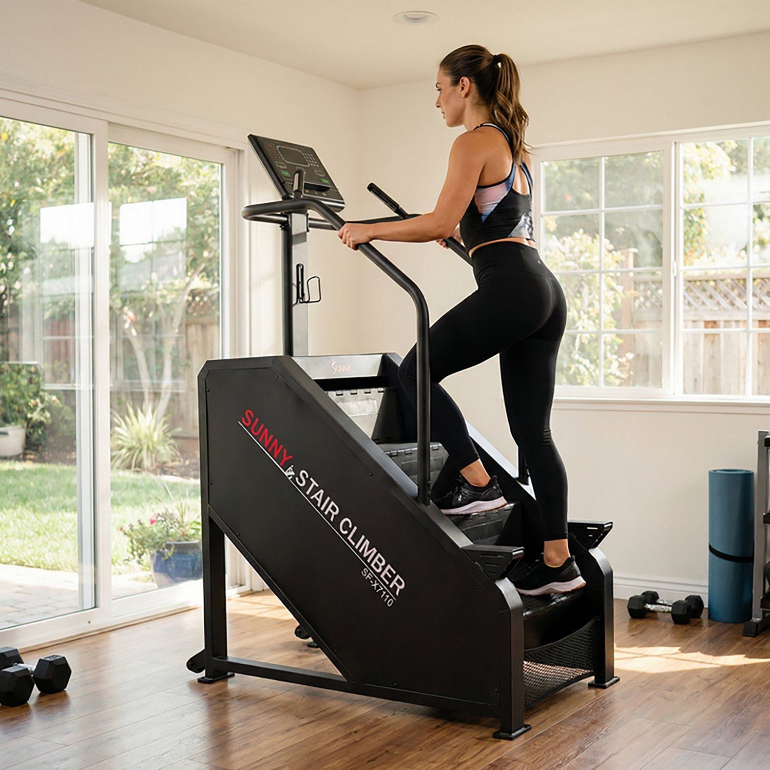 Sunny Health & Fitness Premium Smart Stair Climber