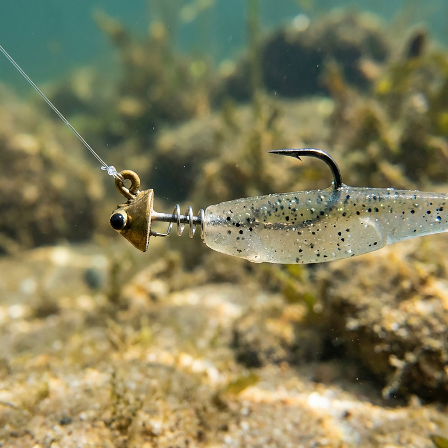 No Live Bait Needed 3 in Shrimp Jighead 3-Pack - view number 2