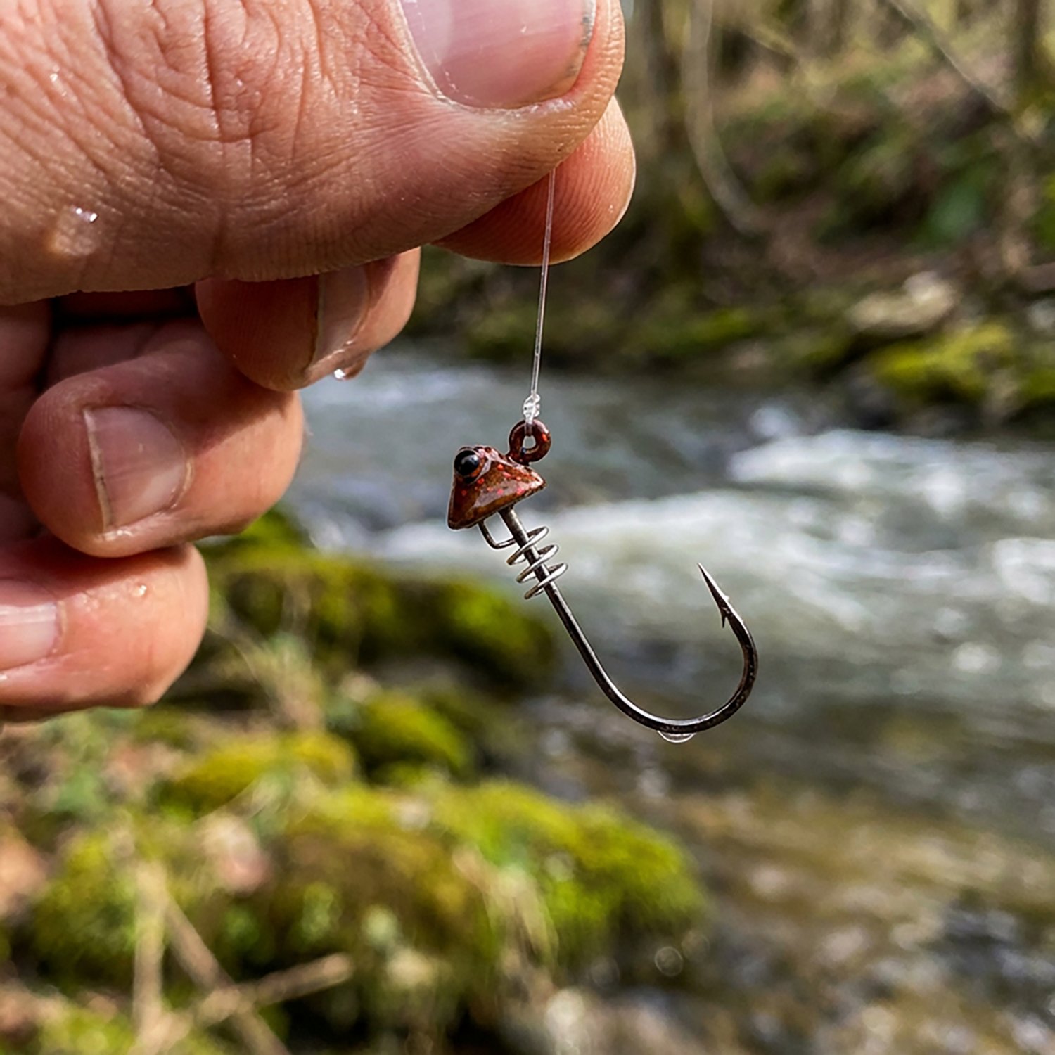 No Live Bait Needed 3 in Shrimp Jighead 3-Pack - view number 2