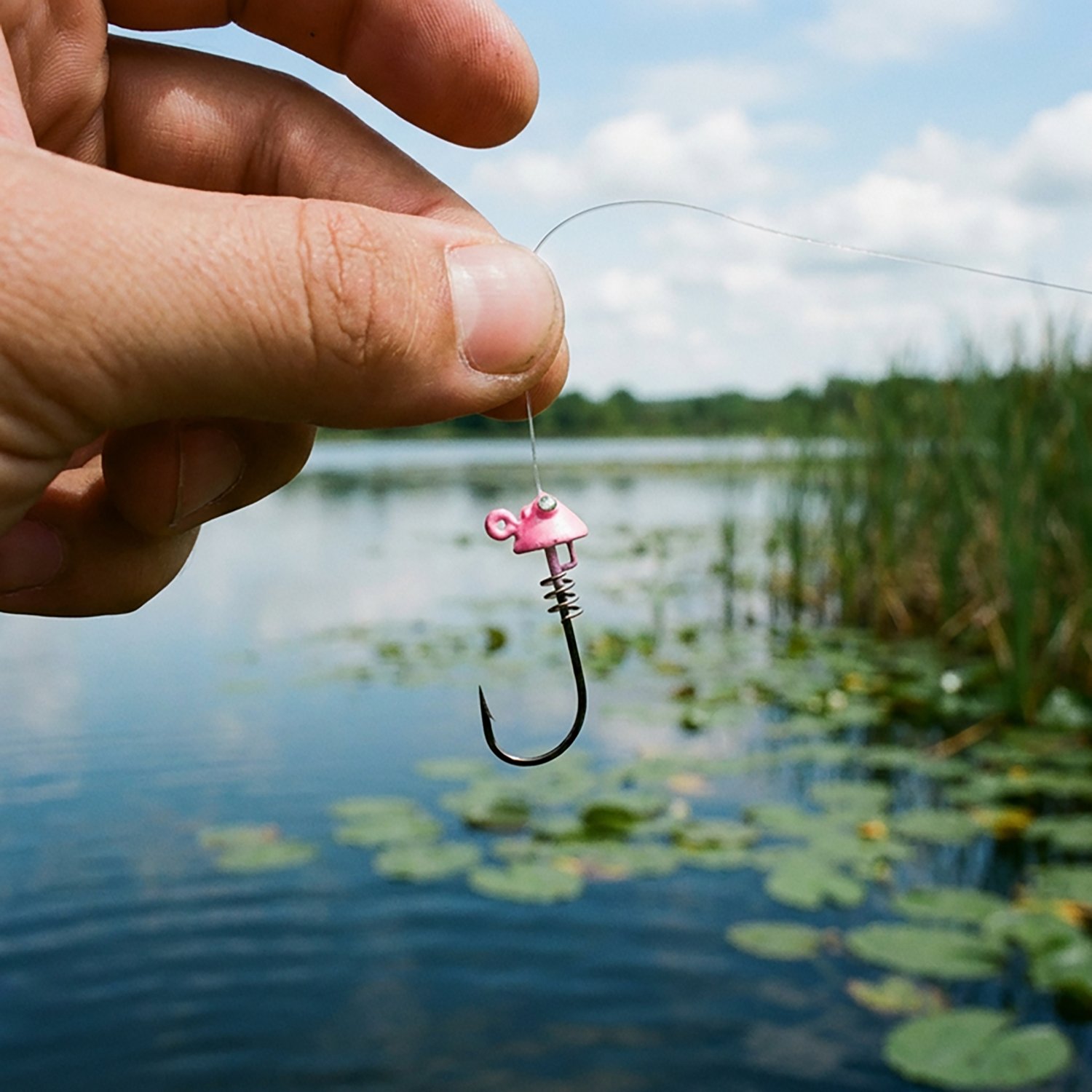 No Live Bait Needed 3 in Shrimp Jighead 3-Pack - view number 2