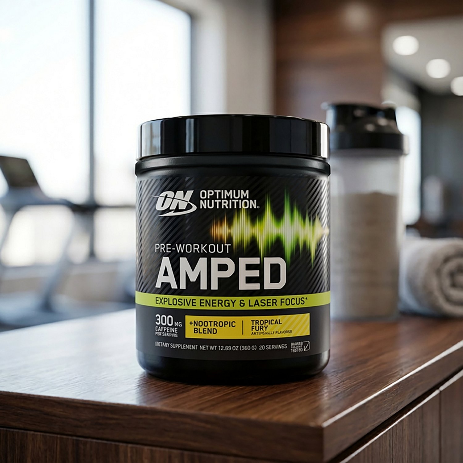 Optimum Nutrition Amped Pre-Workout - 20 servings