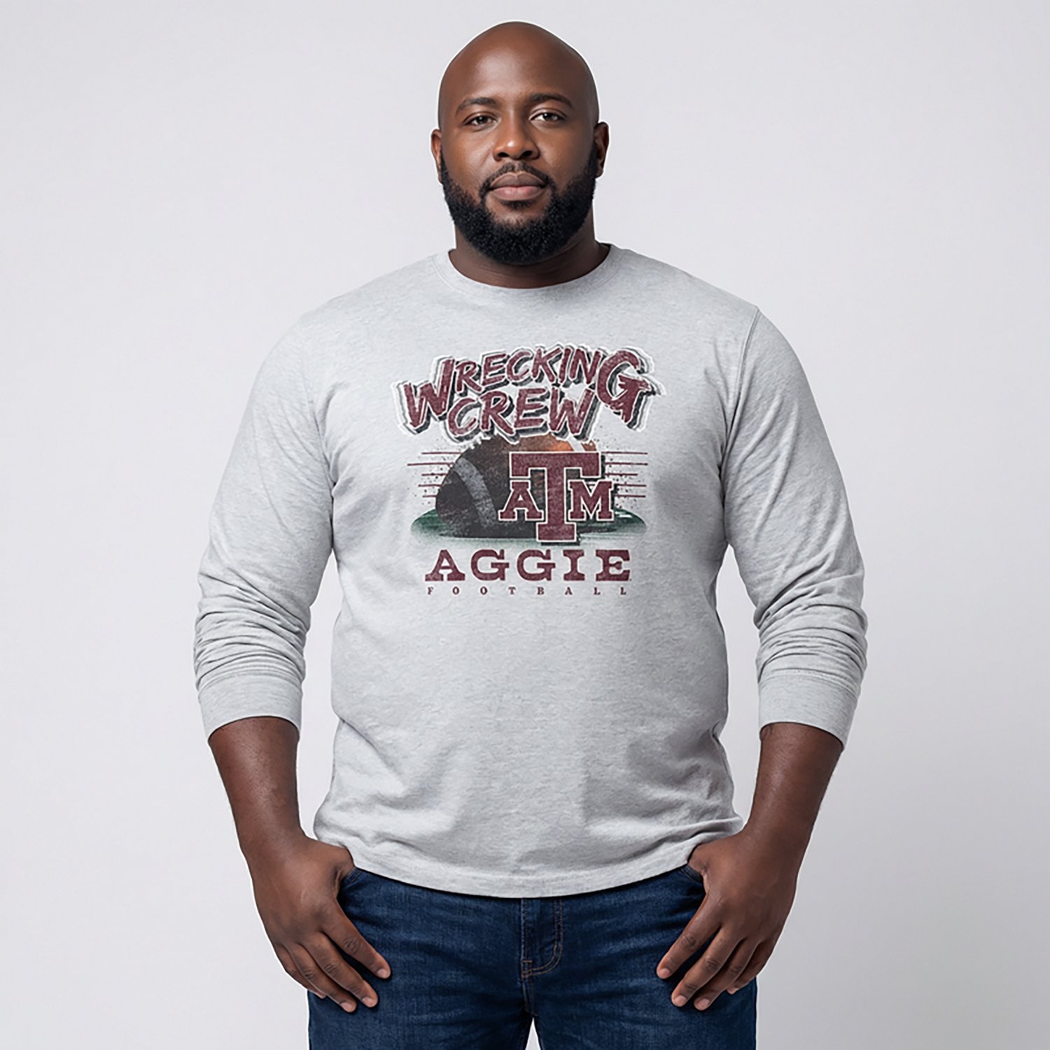 '47 Texas A&M Wrecking Crew Franklin LS T-shirt - view number 2