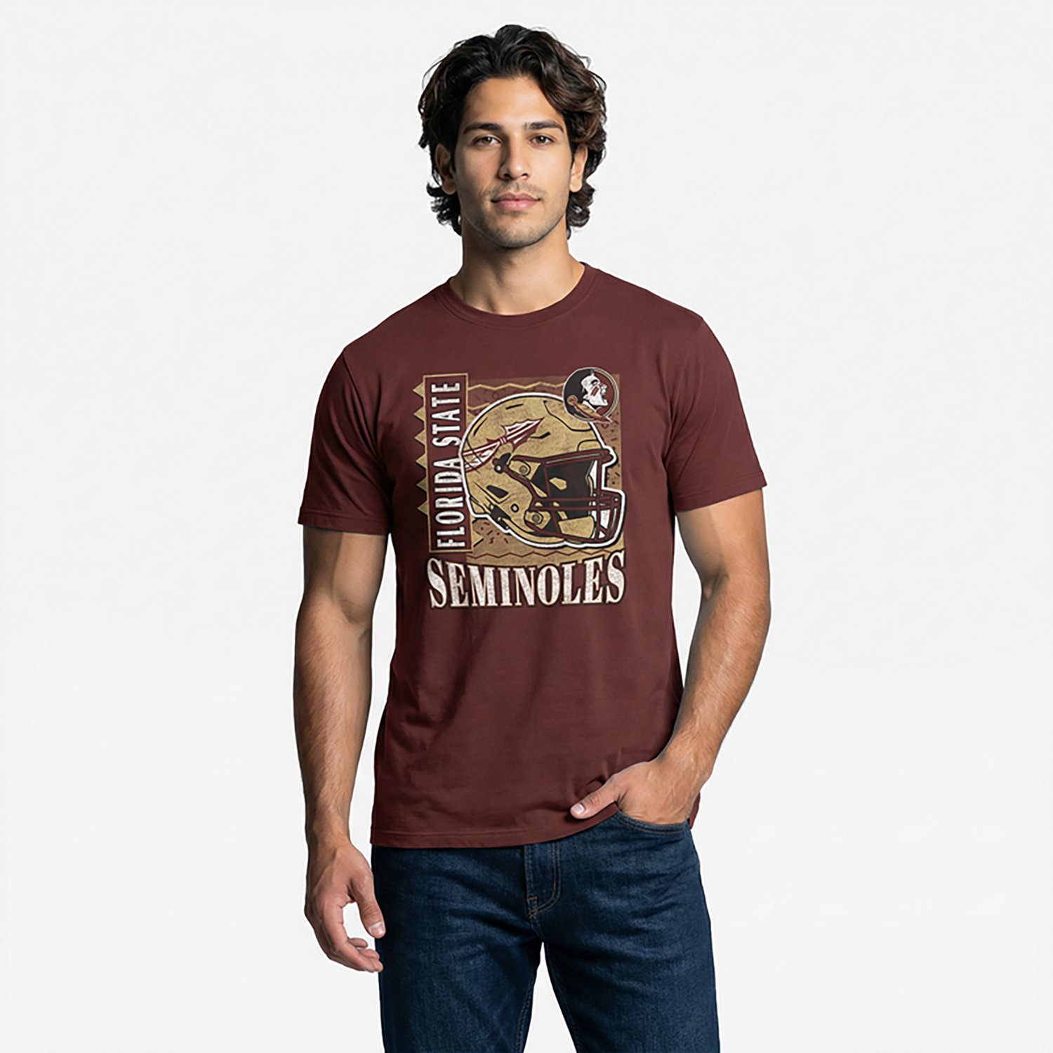 '47 Florida State Football Helmet Regional Franklin SS T-shirt