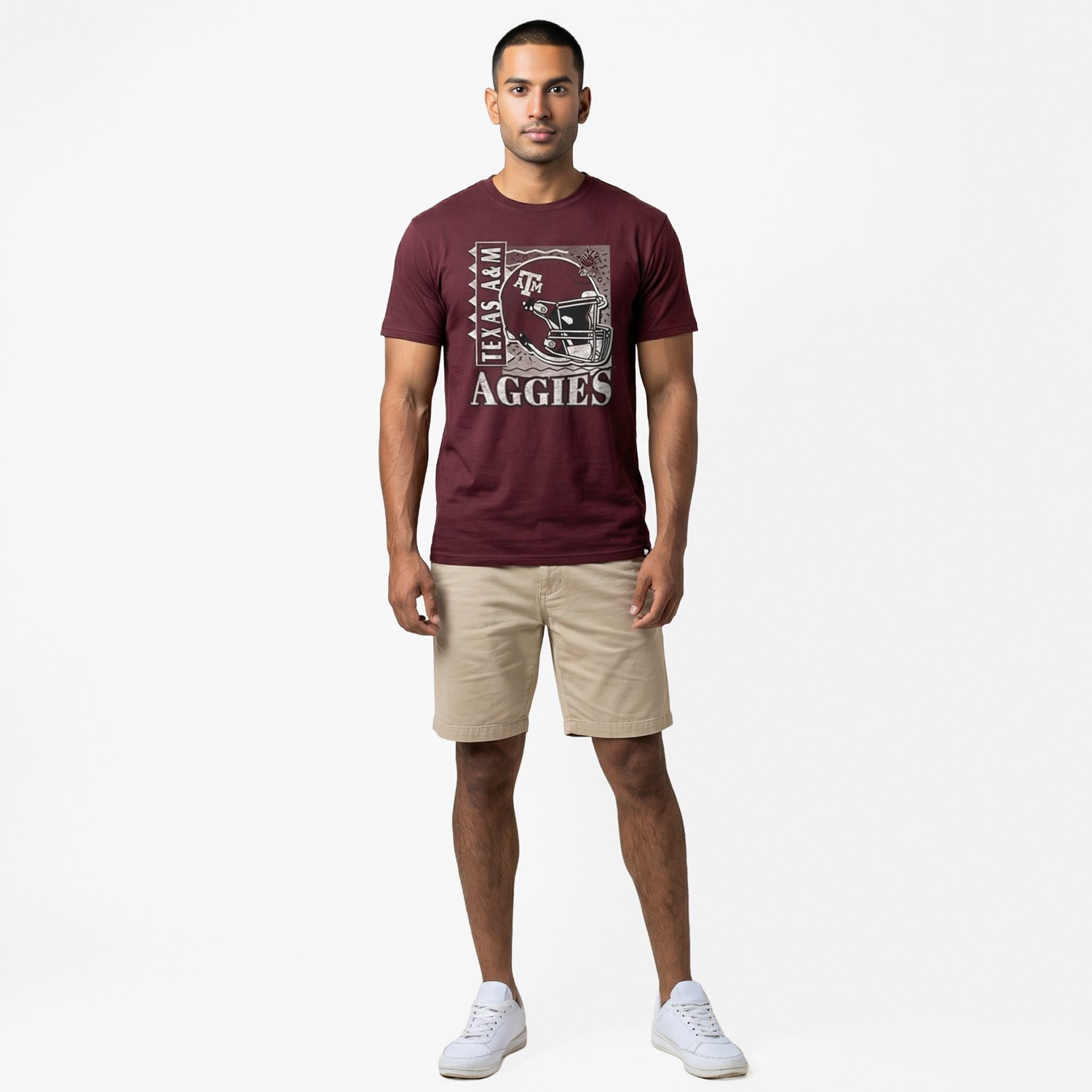 '47 Texas A&M Football Helmet Regional Franklin SS T-shirt
