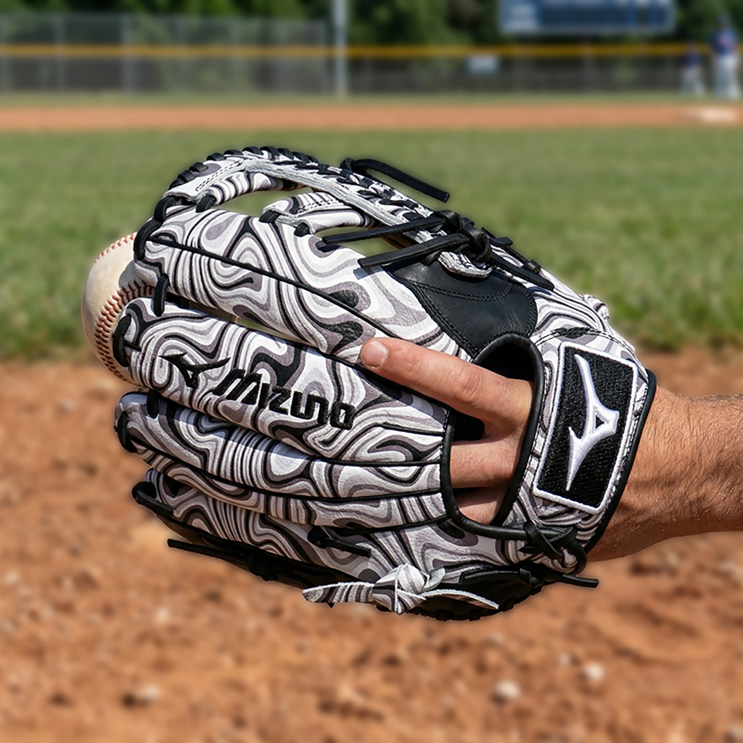 Mizuno Men’s MVP Prime GMVP-50MP M-Print 11.75 in Infield Baseball Fielding Glove