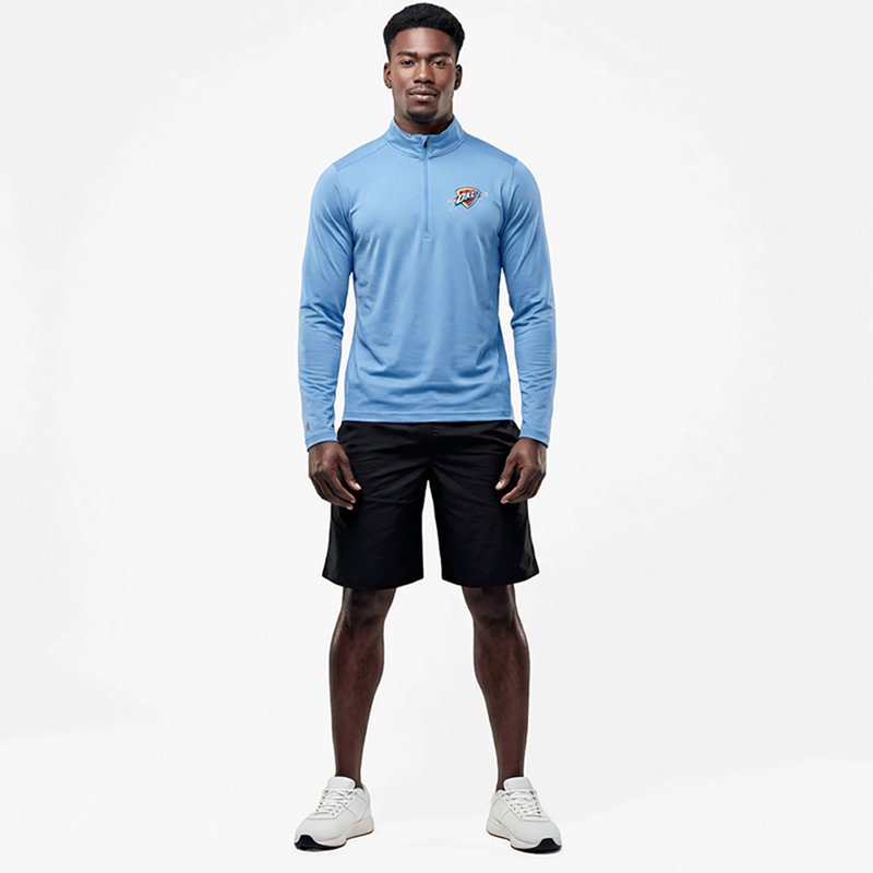 Antigua Men's Oklahoma City Thunder Tribute 1/4-Zip Pullover Top