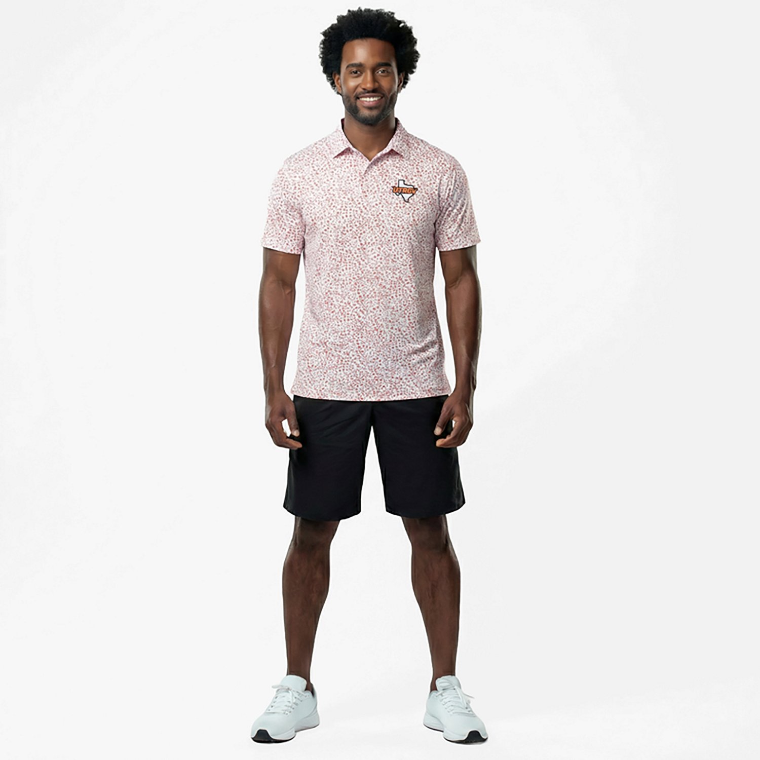 Antigua Men's University of Texas Rio Grande Valley Motion Polo Shirt