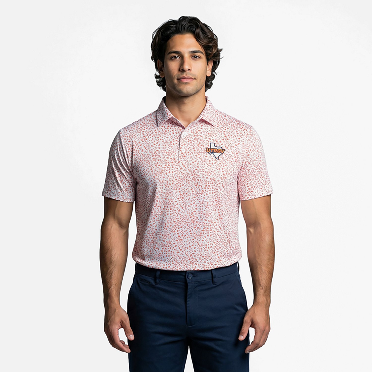 Antigua Men's University of Texas Rio Grande Valley Motion Polo Shirt - view number 2