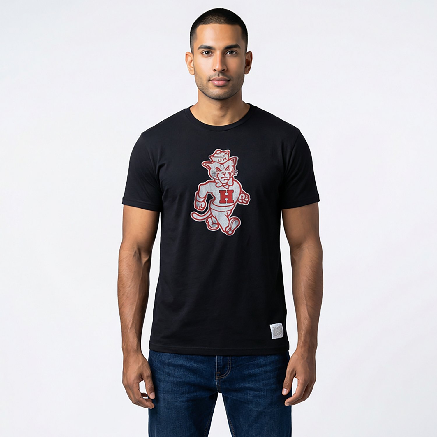 Retro Brand Men's University of Houston Walking Cougar Graphic T-shirt - view number 2