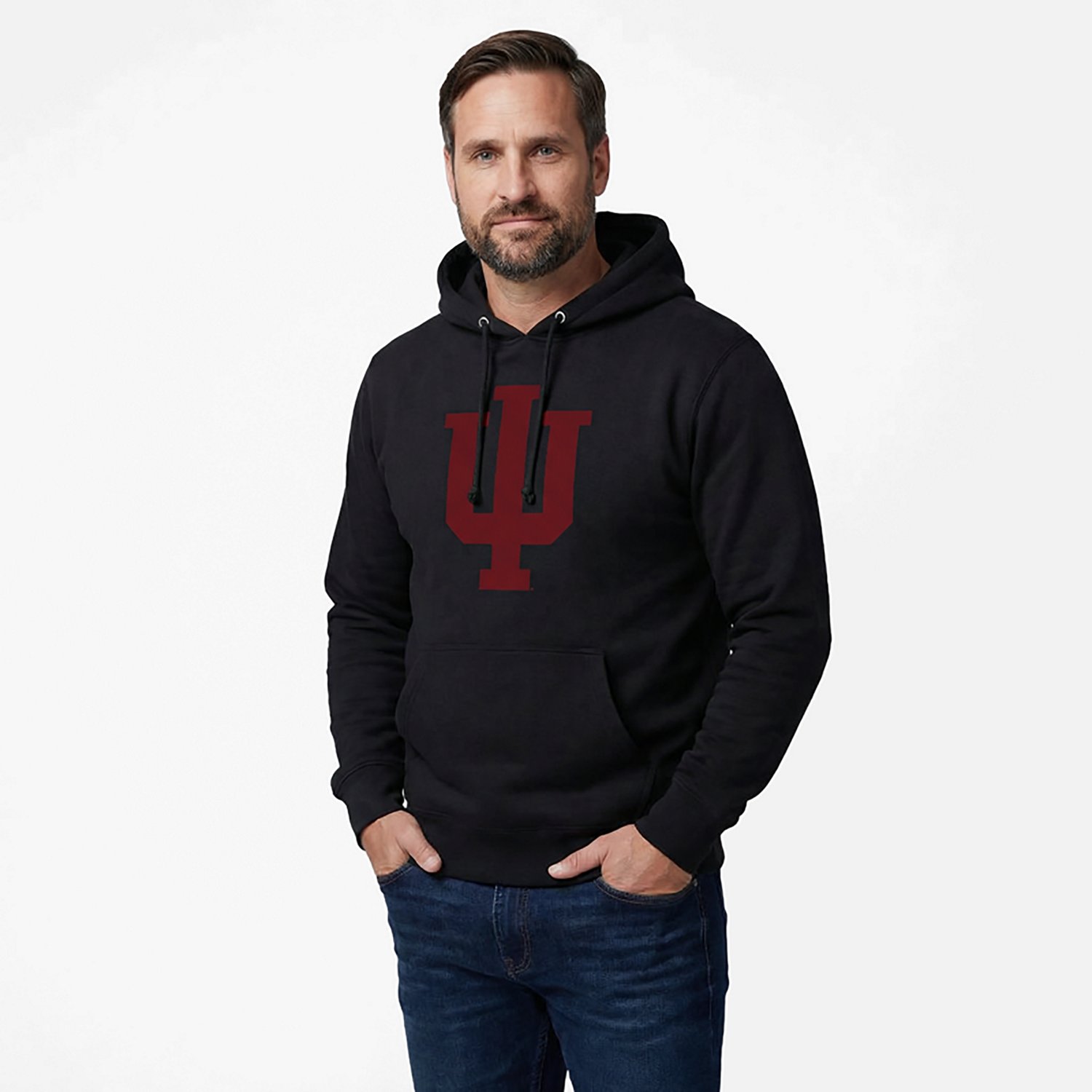 '47 Indiana University Primary Logo Imprint Headline Hoodie - view number 2