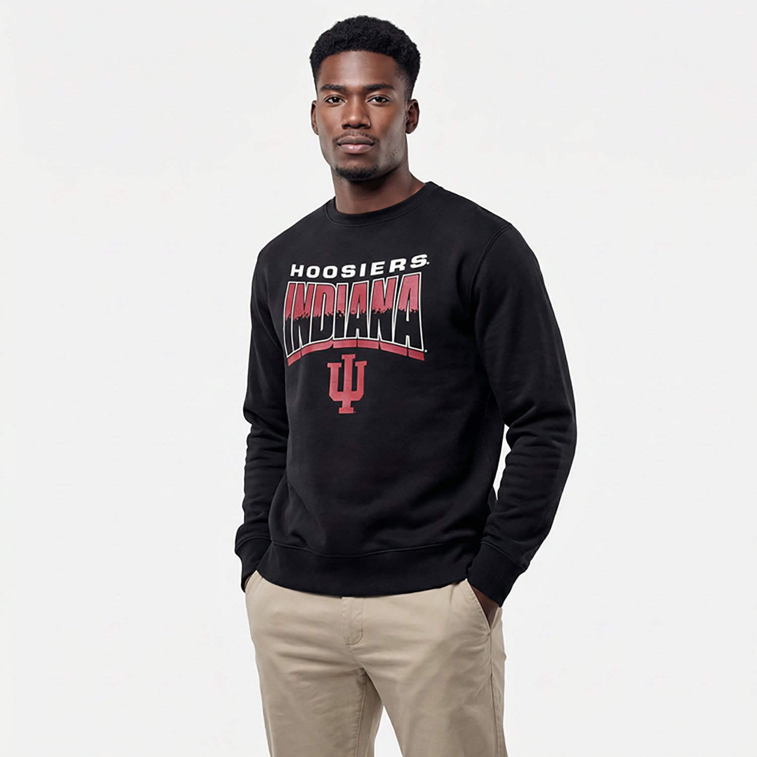 '47 Indiana University School Arch Over Logo Headline Long Sleeve Crew - view number 2