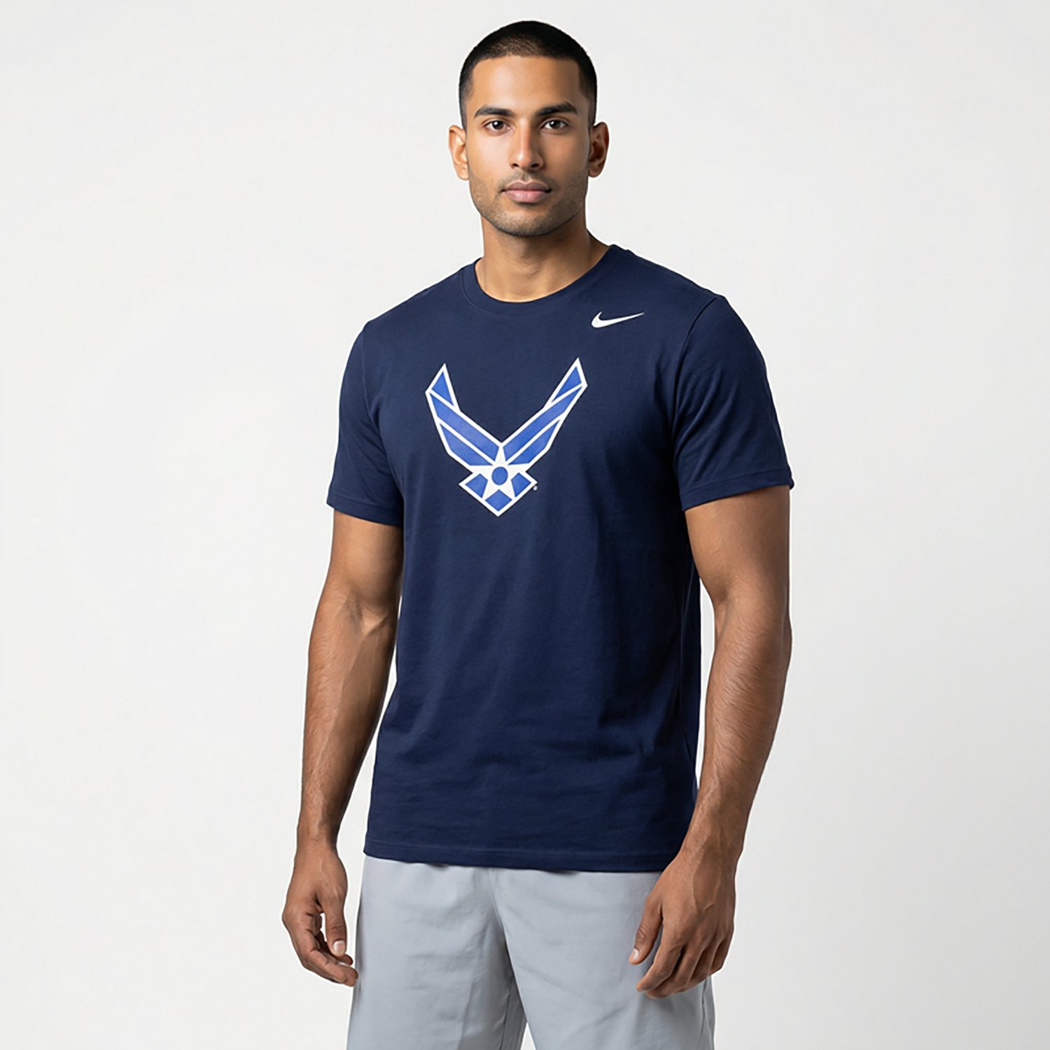 Nike Men’s Air Force Primary Logo Core Cotton T-shirt - view number 2