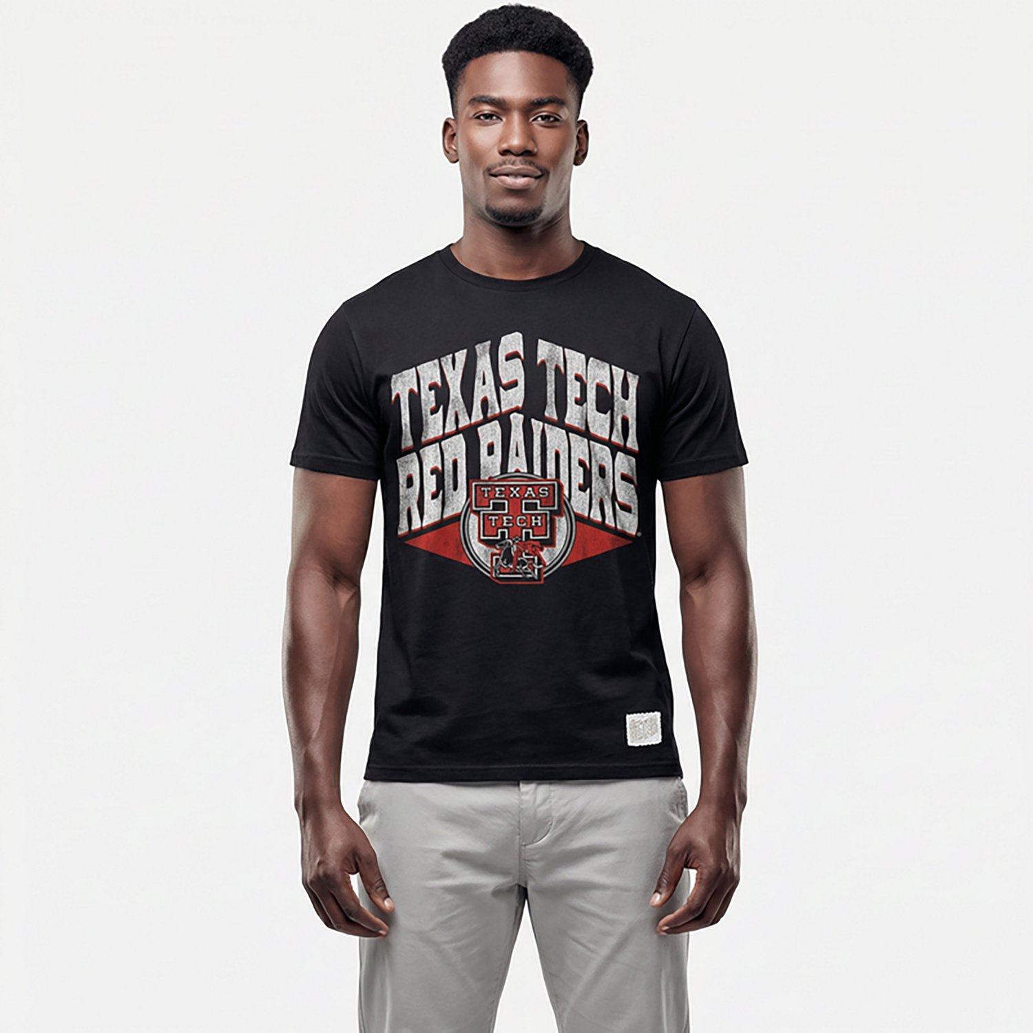 Retro Brand Men's Texas Tech University School Over Circle Logo Graphic T-shirt - view number 2