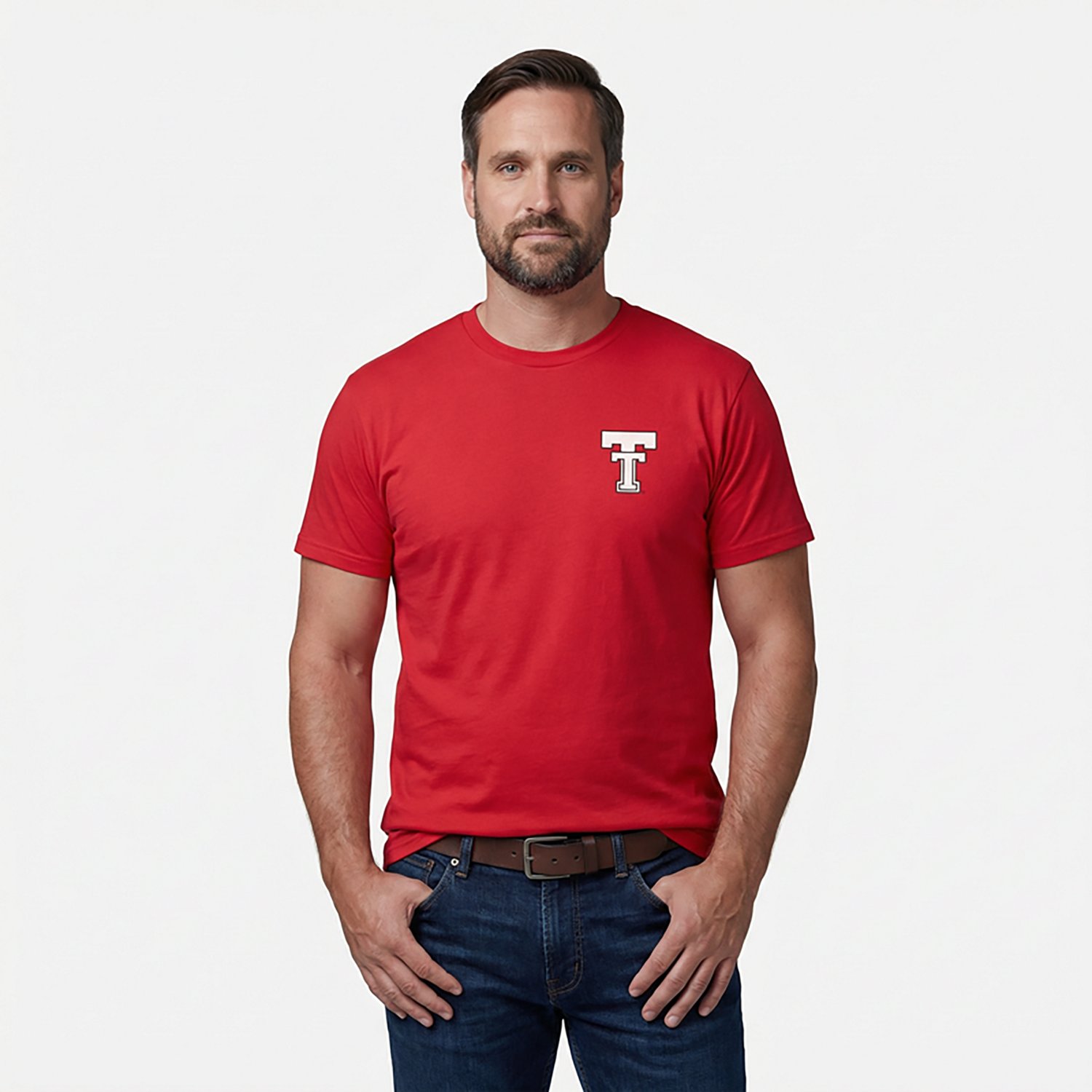 Retro Brand Men's Texas Tech University School State Mascot DS Graphic T-shirt - view number 2