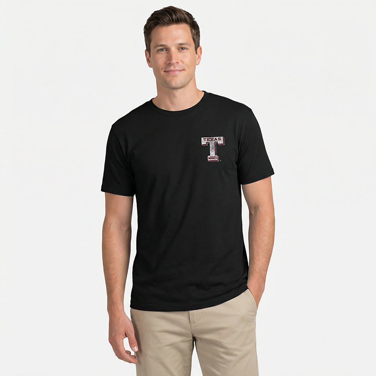 Retro Brand Men's Texas A&M University School Slogan DS Graphic T-shirt - view number 2