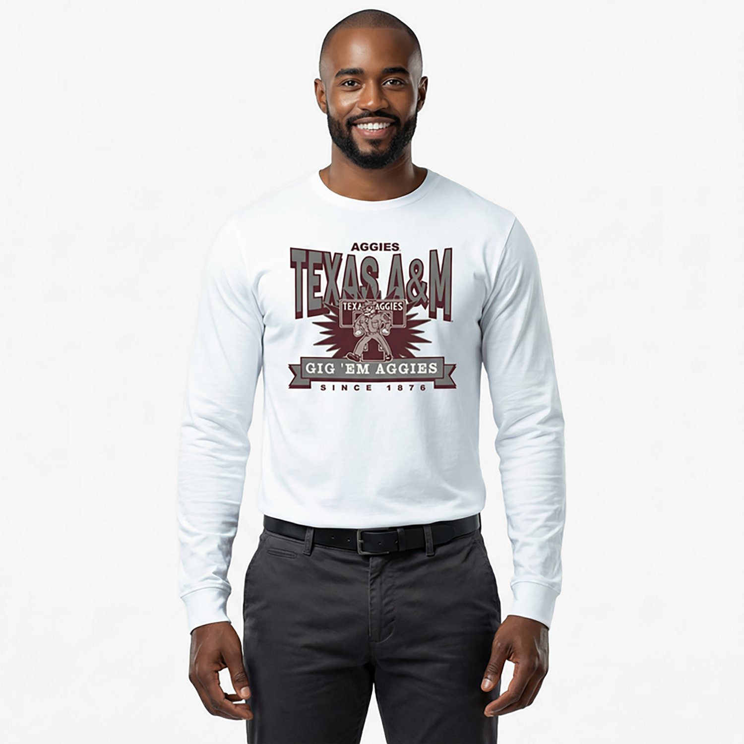 ‘47 Texas A&M University Men’s Twelve Six Franklin Long Sleeve T-shirt - view number 2