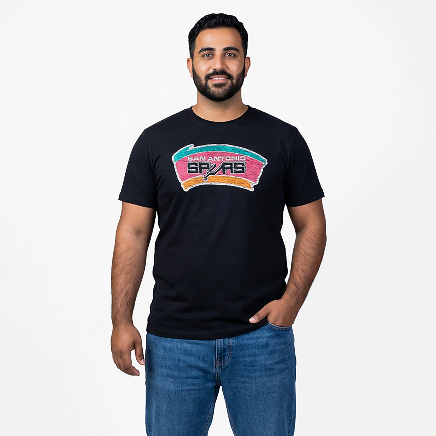 ‘47 San Antonio Spurs Men’s Hardwood Classics Premier Franklin T-shirt - view number 2