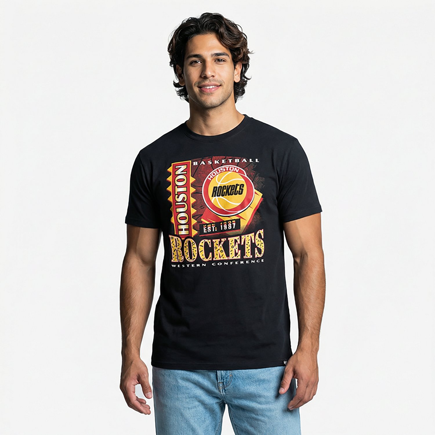 ‘47 Houston Rockets Men’s Hardwood Classics Regional Franklin T-shirt - view number 2