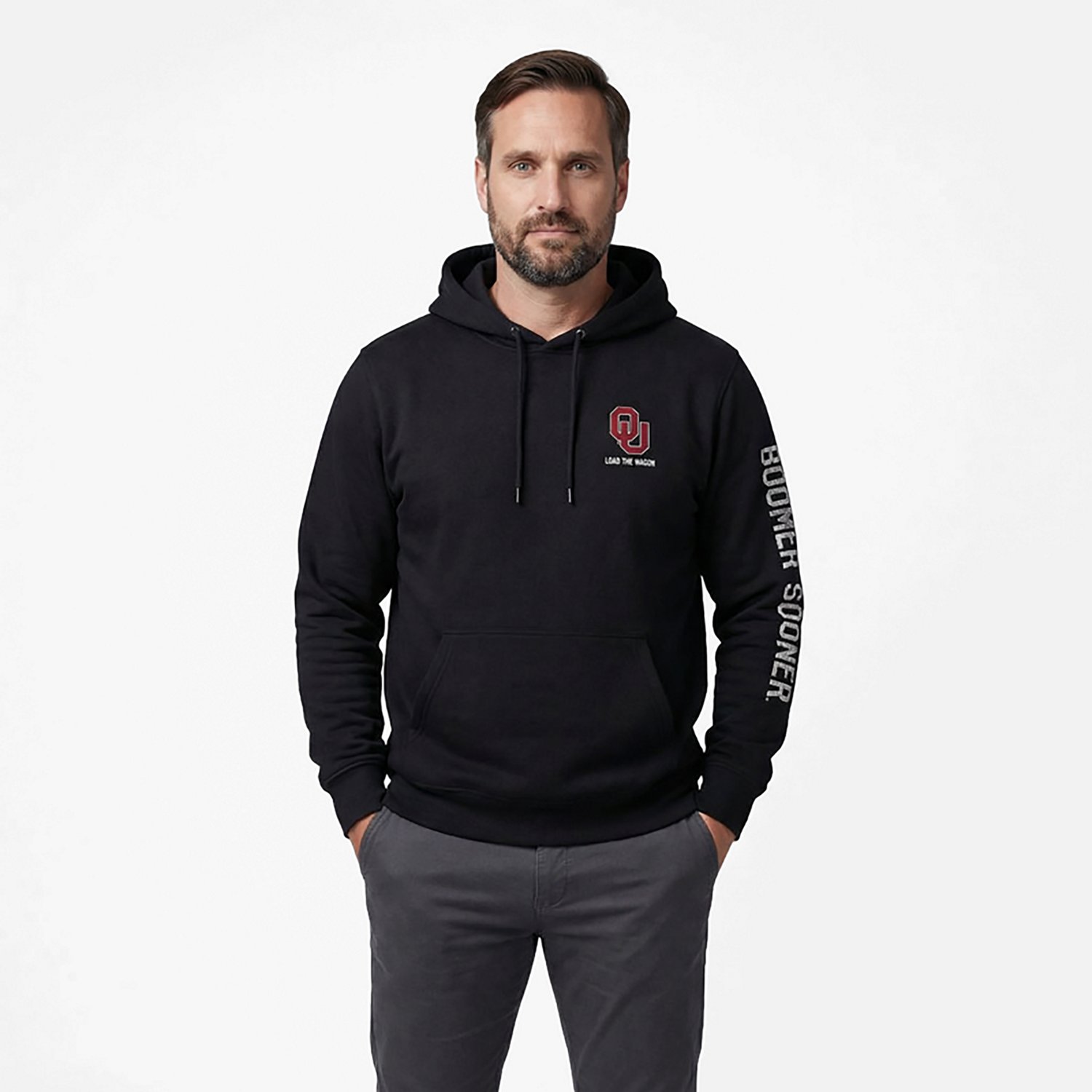 The Victory Men’s University of Oklahoma Load The Wagon 3-Hit Hoodie - view number 2
