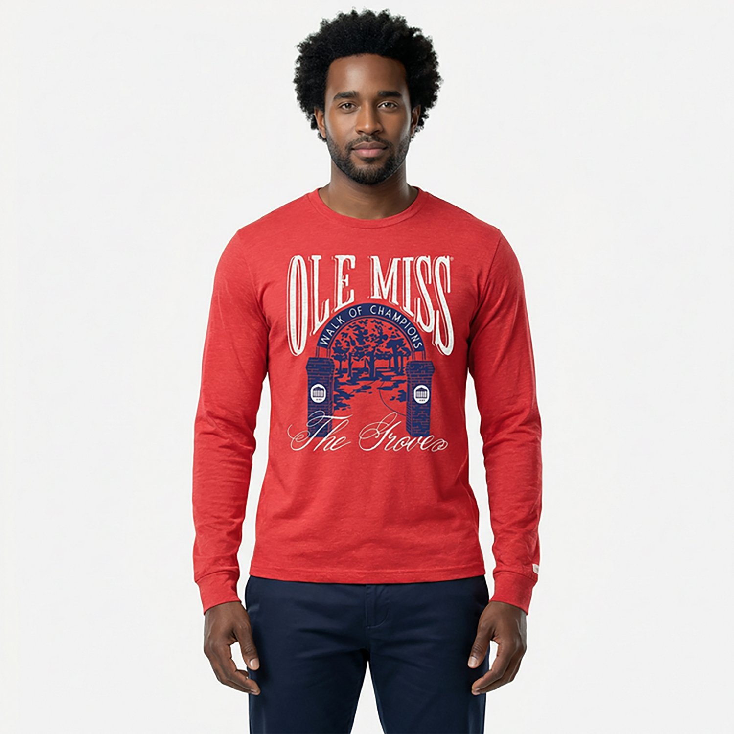 Homefield Men's Ole Miss Rebels The Grove Walk of Champions Long Sleeve T-shirt - view number 2