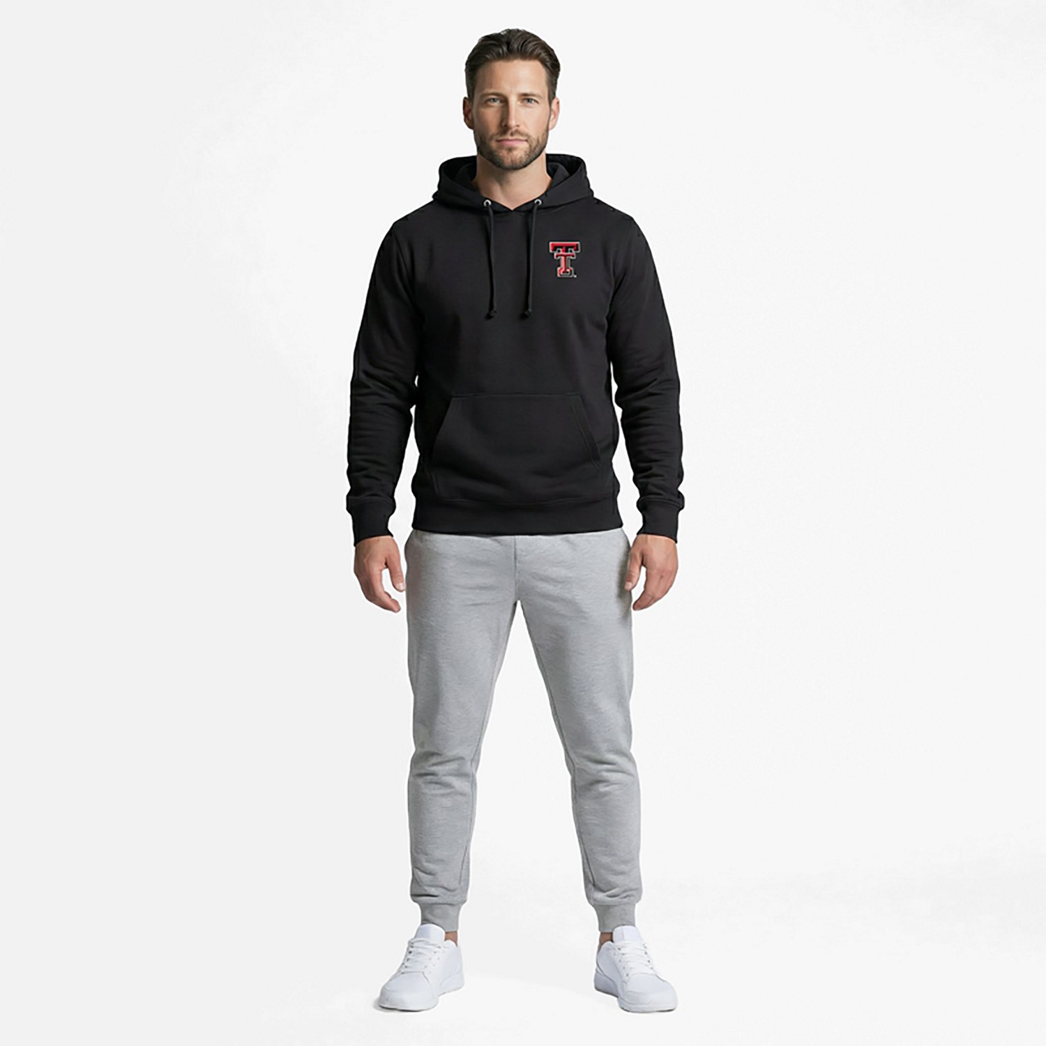 '47 Men's Texas Tech Red Raiders Regional Backer Headline Long Sleeve Hoodie