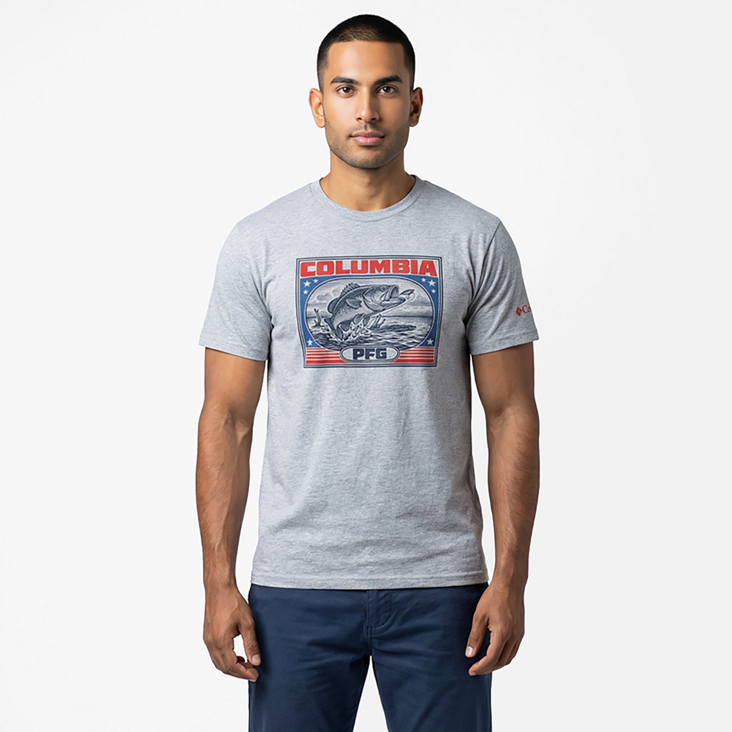 Columbia Sportswear Men's PFG Bassin Graphic T-shirt - view number 2