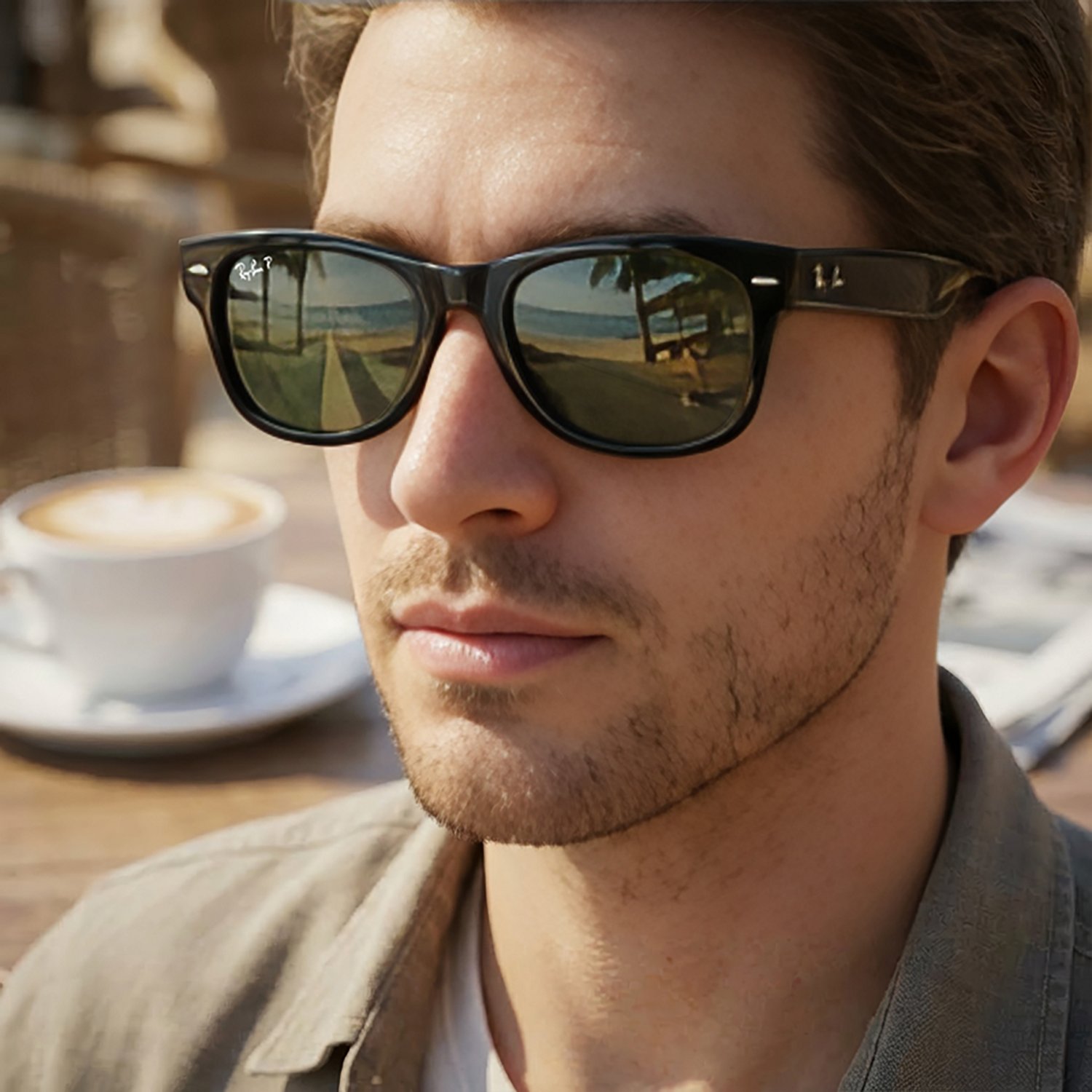 Ray-Ban Adults' Mega Wayfarer II Sunglasses - view number 8