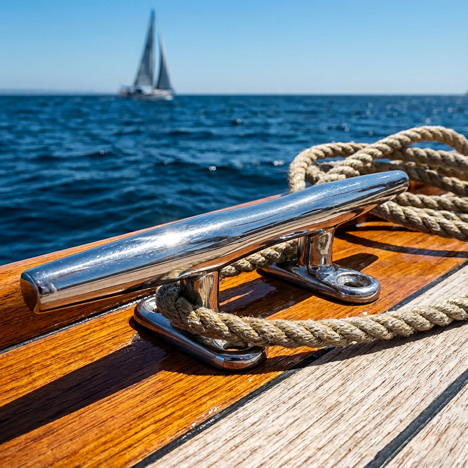 Marine Raider Herreshoff 6" Stainless-Steel Cleat                                                                                - view number 2