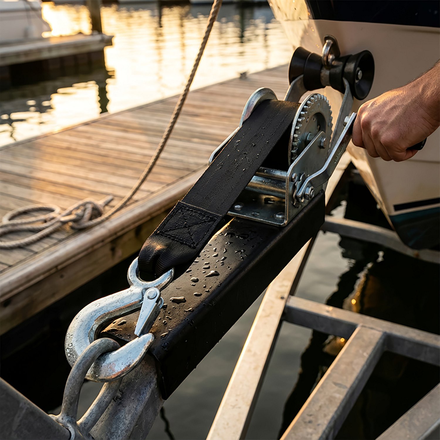 Marine Raider 2 in x 20 ft Winch Strap and Hook - view number 2