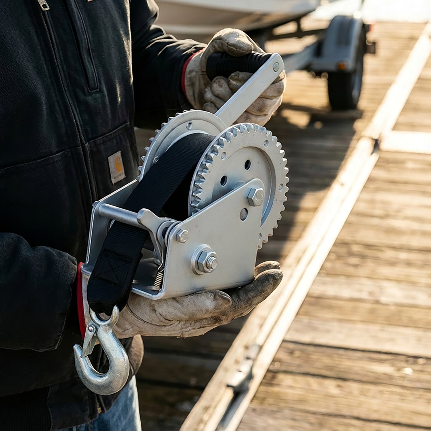 Marine Raider 2,000 lb. Trailer Winch - view number 2