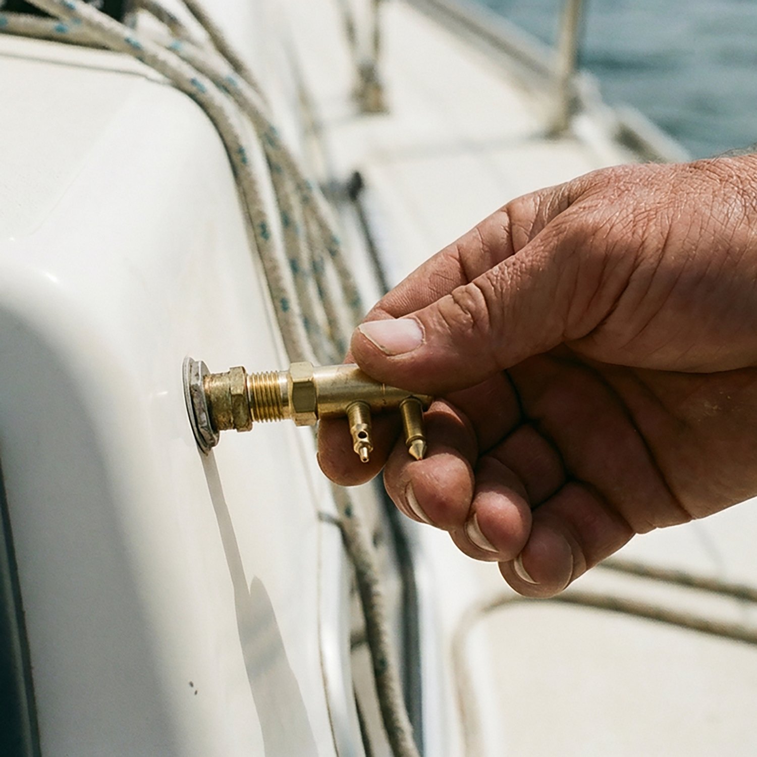 Marine Raider Johnson/Evinrude Male 2-Prong Fitting - view number 2