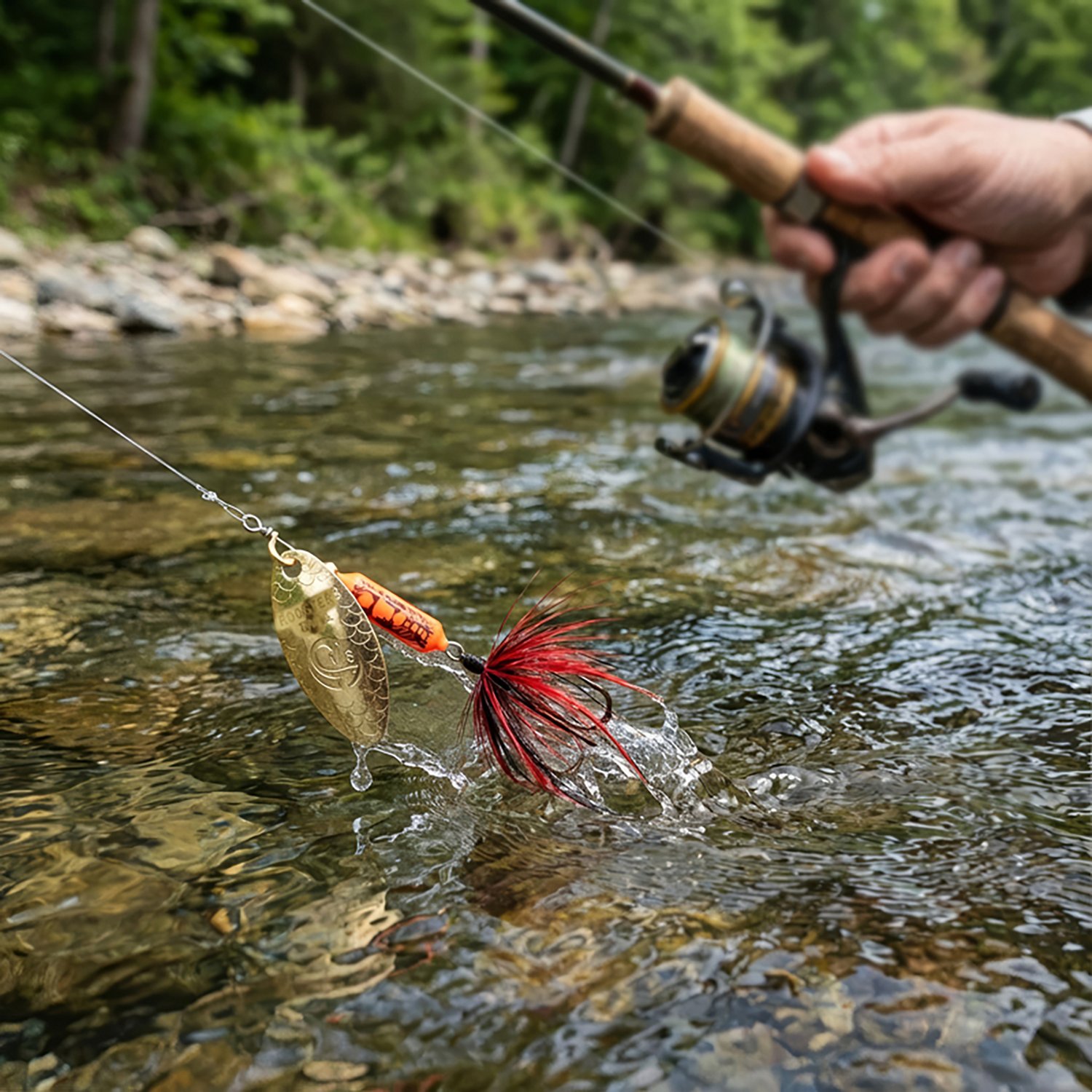 Worden's Rooster Tail 1/8 oz In-Line Spinner                                                                                     - view number 2