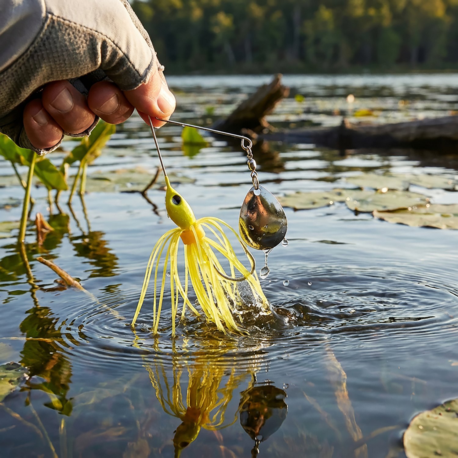 Strike King Micro-King® 1/16 oz Single Colorado Blade Spinnerbait                                                               - view number 2