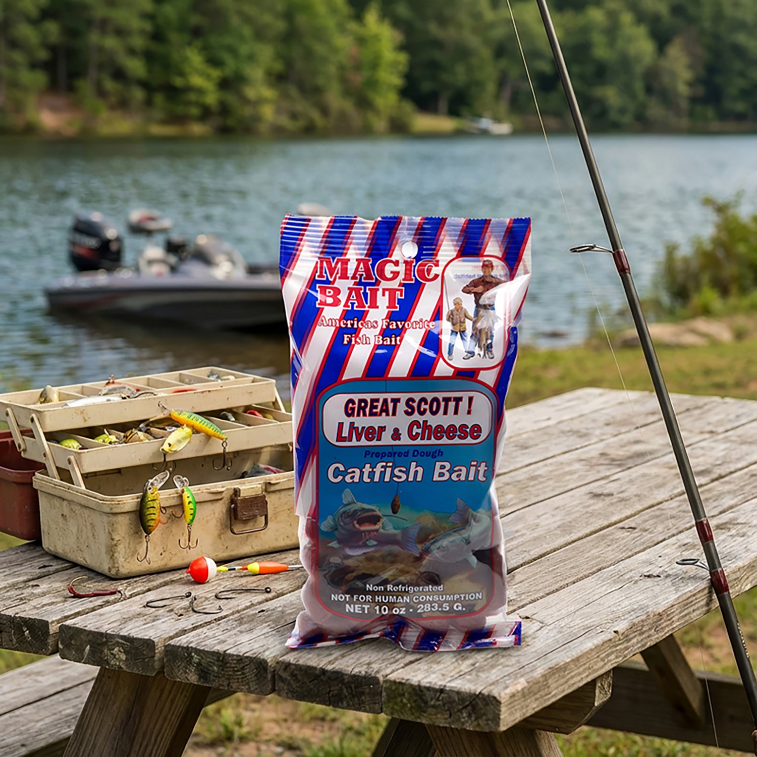 Magic Bait Great Scott! 10 oz. Liver and Cheese Catfish Bait - view number 2