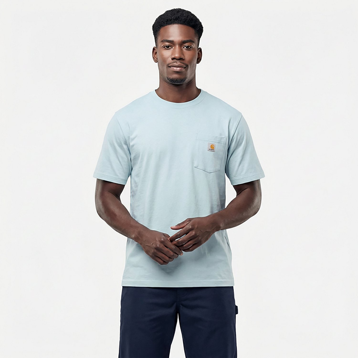 Carhartt Men's K87 Short Sleeve Workwear Pocket T-shirt                                                                          - view number 2