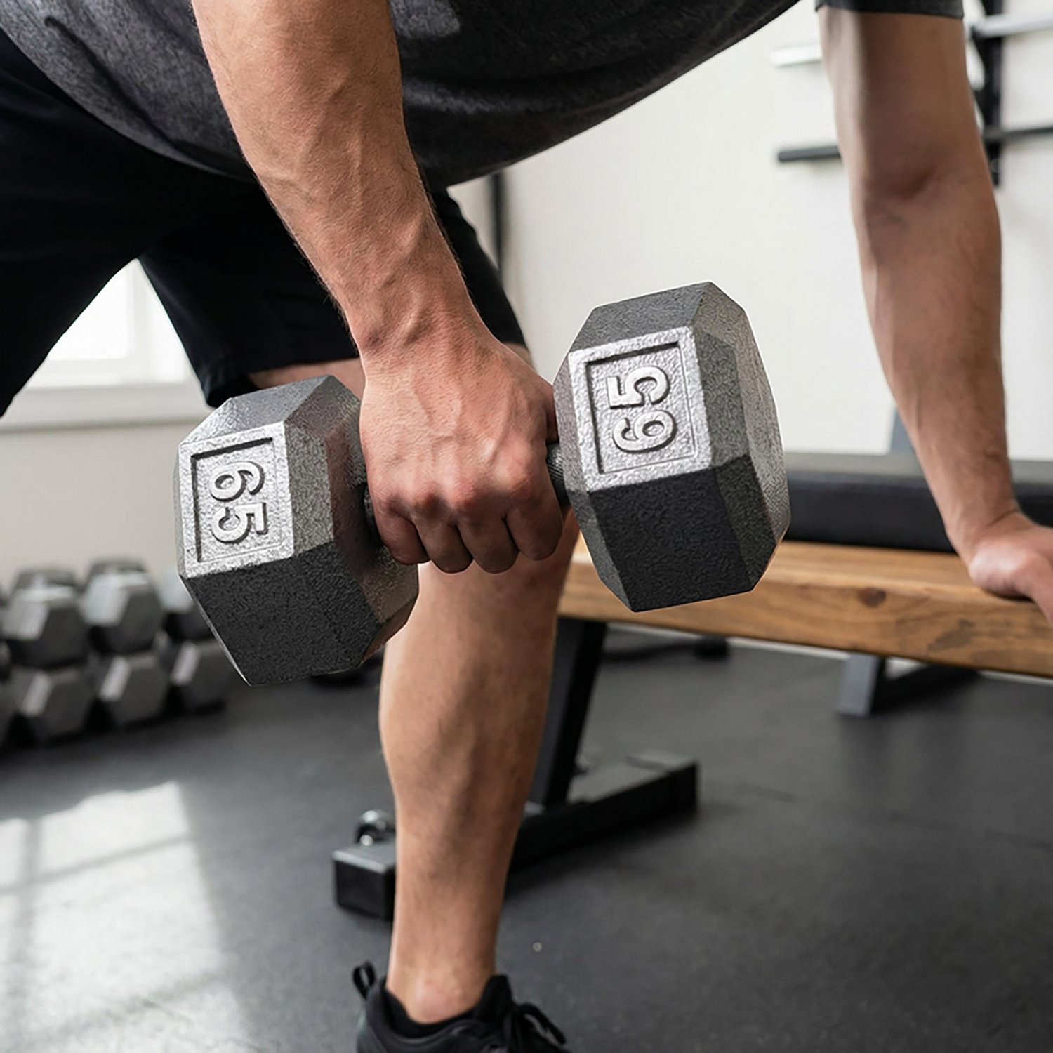 CAP Barbell 65 lb. Solid Hex Dumbbell - Single - view number 3