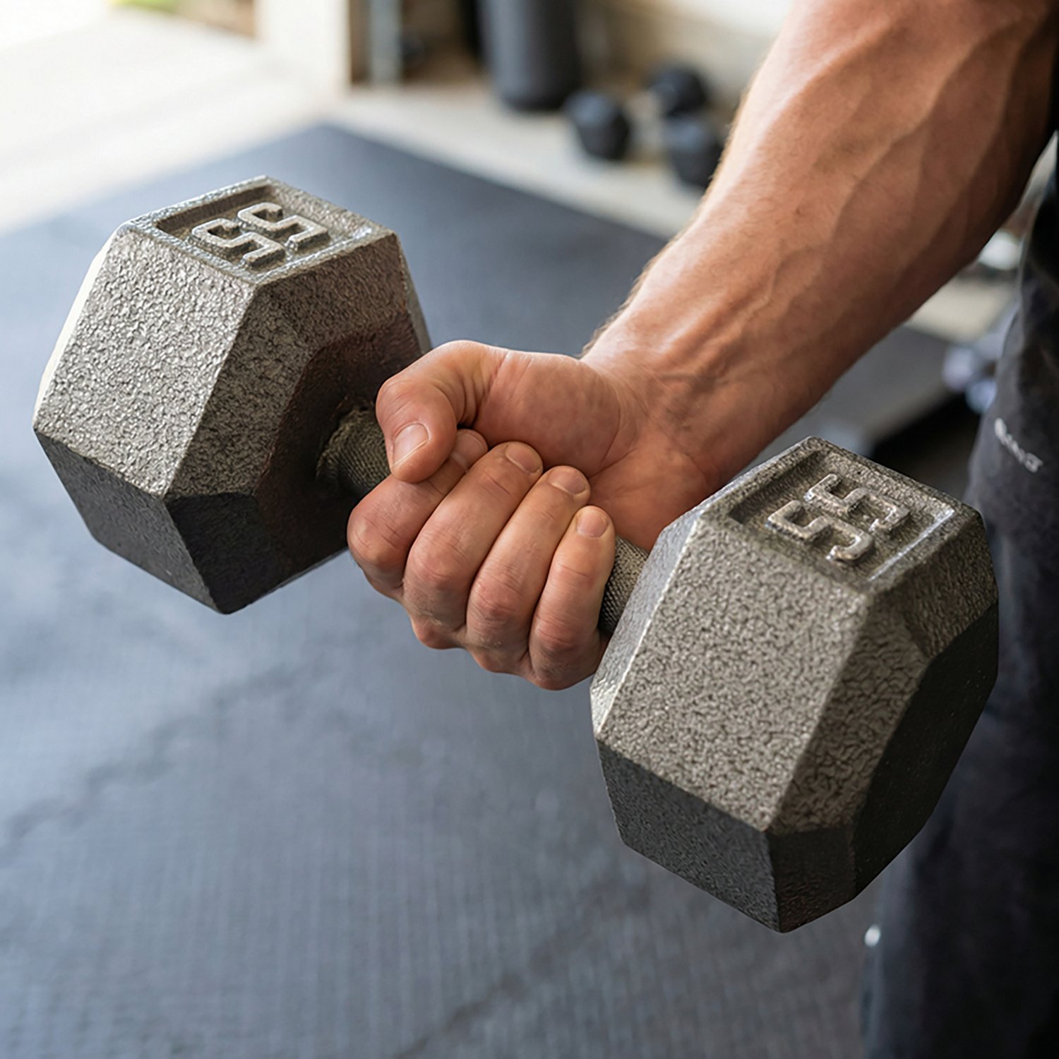 CAP Barbell 55 lb. Solid Hex Dumbbell - Single - view number 4