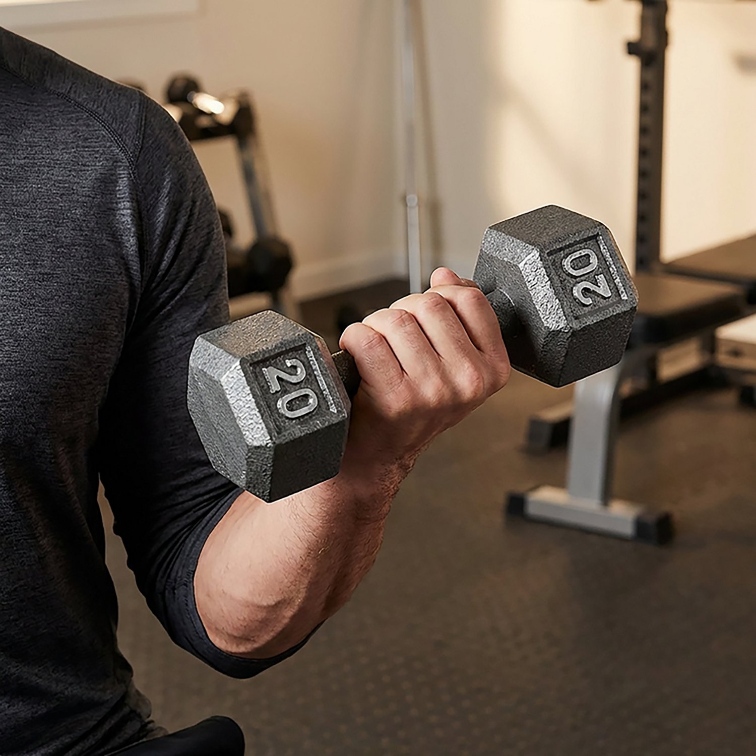 CAP Barbell 20 lb. Solid Hex Dumbbell - Single - view number 5